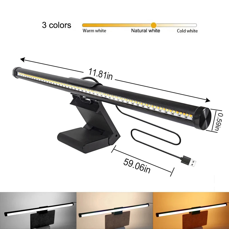 RGB Monitor Light Bar, Transform Your Desk, Your Way | 20+ Lighting Modes